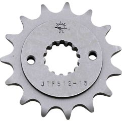 JTF512.15 FRONT REPLACEMENT SPROCKET 15 TEETH 520 PITCH NATURAL STEEL