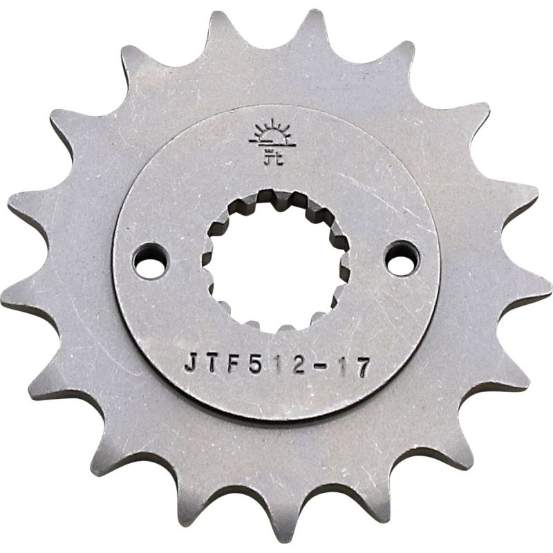 JTF512.17 FRONT REPLACEMENT SPROCKET 17 TEETH 520 PITCH NATURAL STEEL