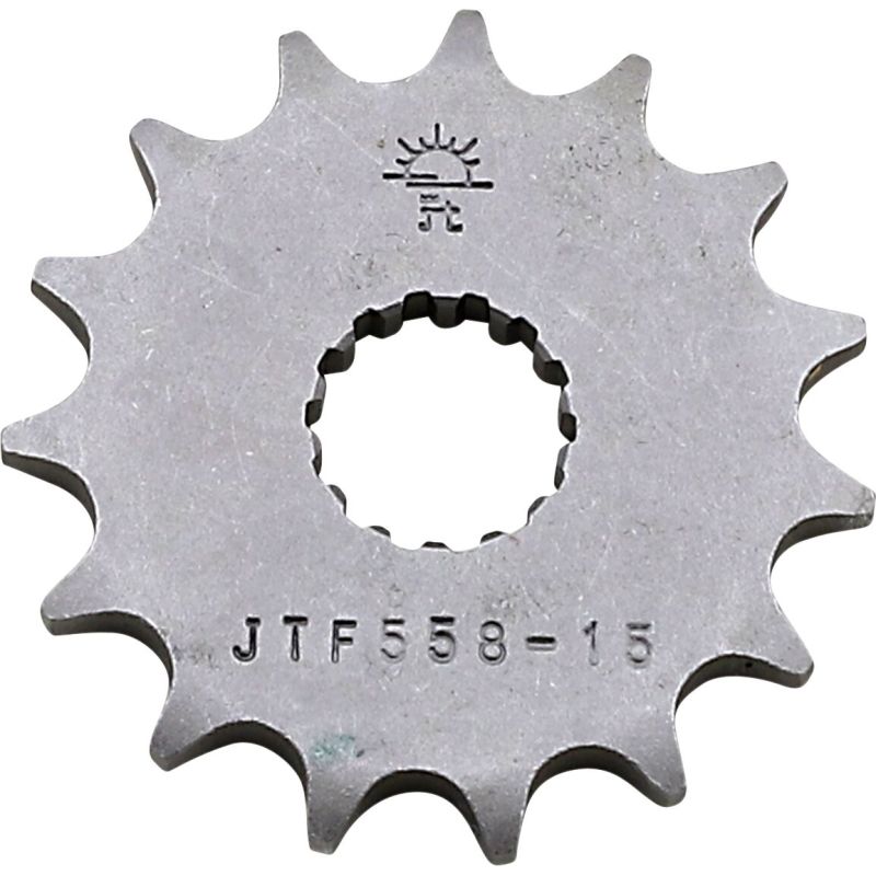 JTF558.15 FRONT REPLACEMENT SPROCKET 15 TEETH 428 PITCH NATURAL STEEL