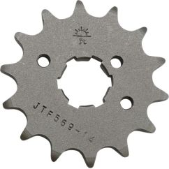 JTF569.14 FRONT REPLACEMENT SPROCKET 14 TEETH 520 PITCH NATURAL STEEL