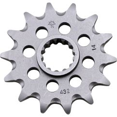 JTF432.14SC FRONT SELF CLEANING SPROCKET 14 TEETH 520 PITCH NATURAL STEEL