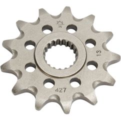JTF427.13SC FRONT SELF CLEANING SPROCKET 13 TEETH 520 PITCH NATURAL CHROMOLY STEEL ALLOY