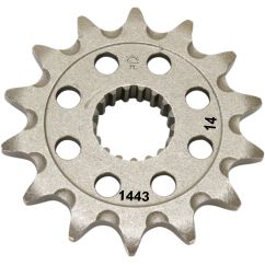 JTF1443.14SC FRONT SELF CLEANING SPROCKET 14 TEETH 520 PITCH NATURAL CHROMOLY STEEL