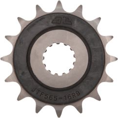 JTF565.16RB FRONT RUBBER CUSHIONED SPROCKET 16 TEETH 520 PITCH NATURAL SCM420/20CRMO CHROMOLY STEEL