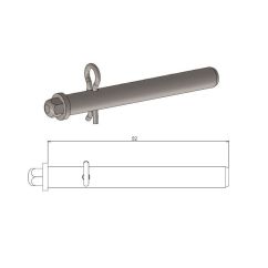 BRAKE PAD PIN OEM REPLACEMENT - 17020378