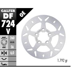 BRAKE ROTOR FIXED ROUND - 17104220