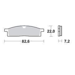 BRAKE PAD OFFROAD SINTER PRO RACING GP - 17211261