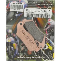 BRAKE PAD EPFA-HH SERIES SINTERED METAL