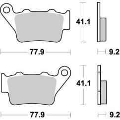 BRAKE PAD OFFROAD NITRO - 17211851