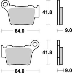 BRAKE PAD OFFROAD NITRO - 17211853