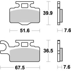 BRAKE PAD OFFROAD NITRO - 17211867