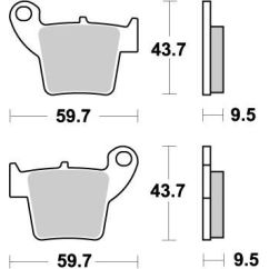 BRAKE PAD OFFROAD NITRO - 17211868