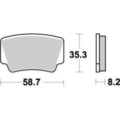 BRAKE PAD ATV NITRO - 17211878