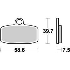 BRAKE PAD OFFROAD NITRO - 17211881