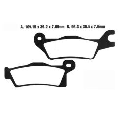 BRAKE PAD ATV NITRO - 17212124