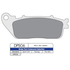 BRAKE PAD DP SINTERED REPLACEMENT STREET TOURING OFF-ROAD/ATV - 17212553