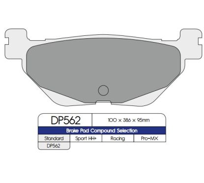 BRAKE PAD DP SINTERED REPLACEMENT STREET TOURING OFF-ROAD/ATV - 17212558