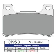 BRAKE PAD DP SINTERED REPLACEMENT STREET TOURING OFF-ROAD/ATV - 17212563