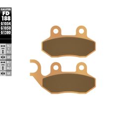 BRAKE PAD SCOOTER SINTER - 17213041