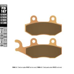BRAKE PAD SCOOTER SINTER - 17213044