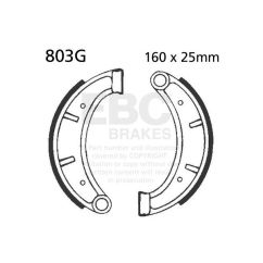 BRAKE SHOE GROOVED
