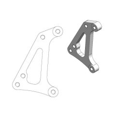 BRAKE CALIPER RELOCATION BRACKET SM RACING 320MM - 17040443