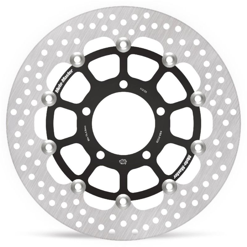 BRAKE ROTOR FLOATING HALO ROUND BLACK