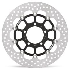 BRAKE ROTOR FLOATING HALO ROUND BLACK - 17101700