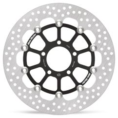 BRAKE ROTOR FLOATING HALO ROUND BLACK - 17101701