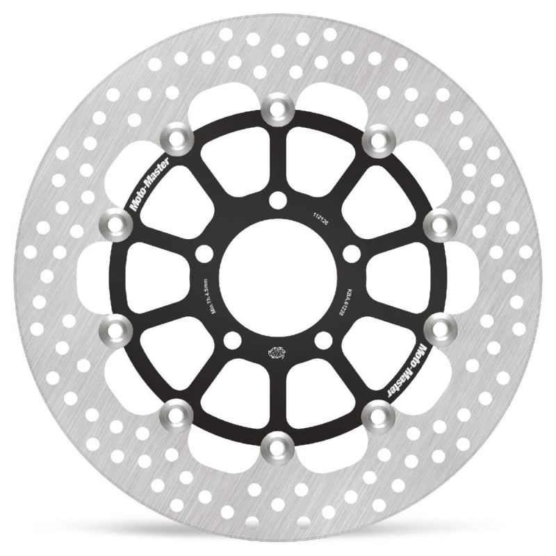 BRAKE ROTOR FLOATING HALO ROUND BLACK - 17101701