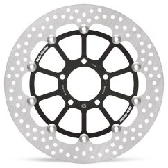 BRAKE ROTOR FLOATING HALO ROUND BLACK - 17101704