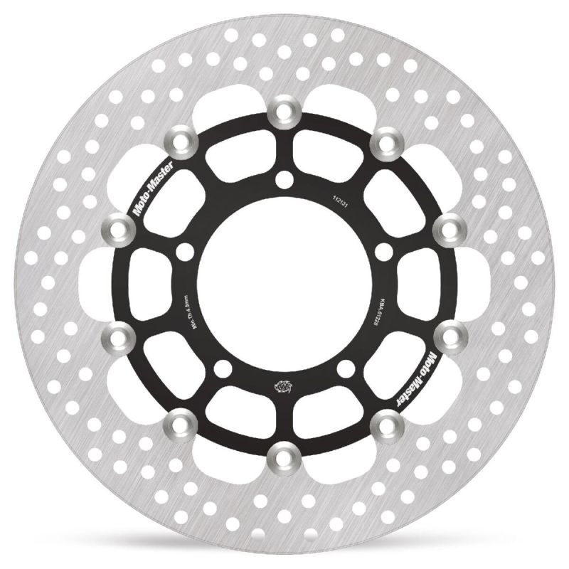 BRAKE ROTOR FLOATING HALO ROUND BLACK - 17101705