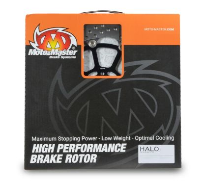 BRAKE ROTOR FLOATING HALO ROUND BLACK - 17101705