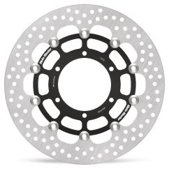 BRAKE ROTOR FLOATING HALO ROUND BLACK - 17101706