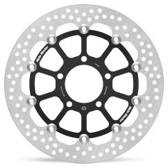 BRAKE ROTOR FLOATING HALO ROUND BLACK - 17101708