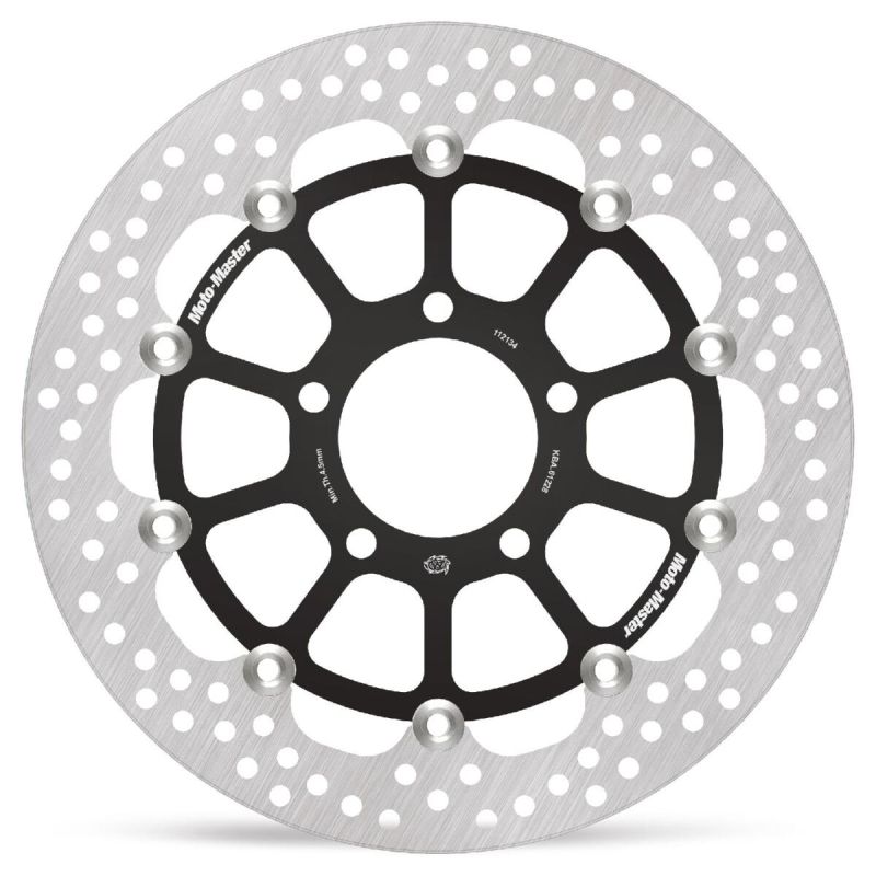 BRAKE ROTOR FLOATING HALO ROUND BLACK - 17101708