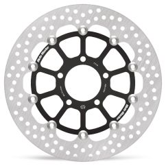 BRAKE ROTOR FLOATING HALO ROUND BLACK - 17101709