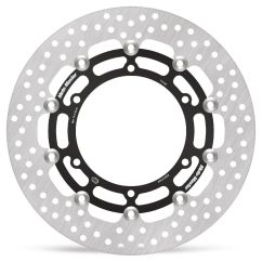BRAKE ROTOR FLOATING HALO ROUND BLACK - 17101710