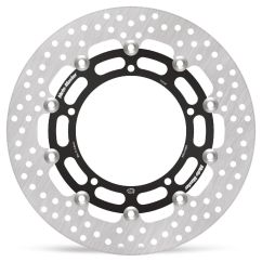 BRAKE ROTOR FLOATING HALO ROUND BLACK - 17101711