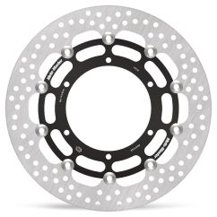 BRAKE ROTOR FLOATING HALO ROUND BLACK - 17101712