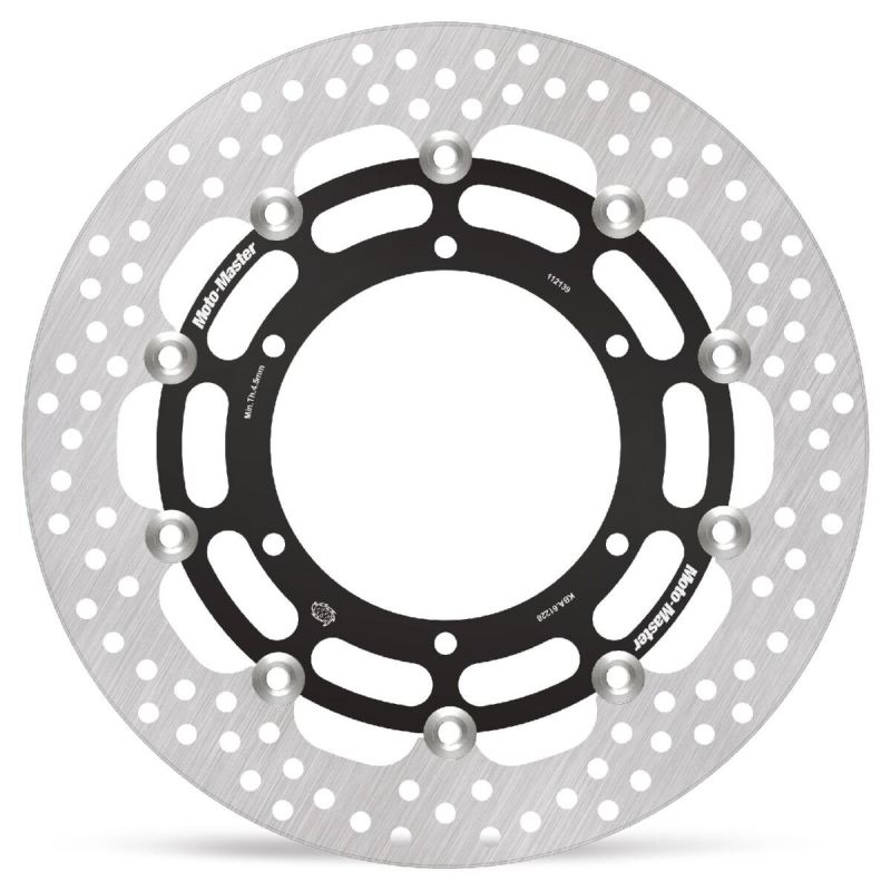 BRAKE ROTOR FLOATING HALO ROUND BLACK - 17101712