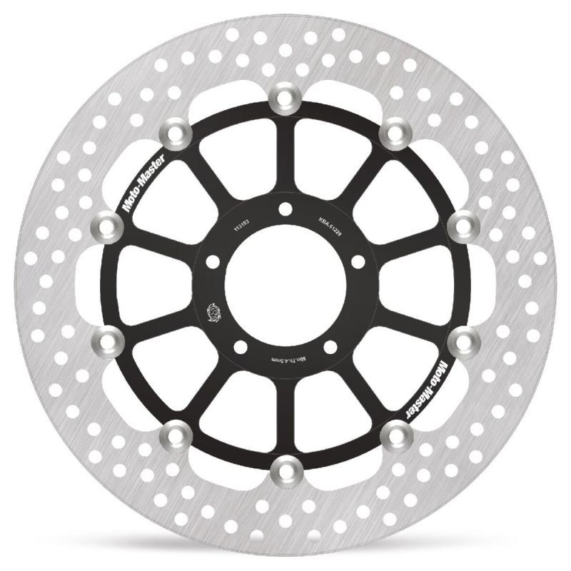 BRAKE ROTOR FLOATING HALO ROUND BLACK - 17101724