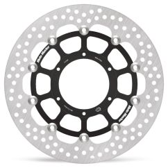 BRAKE ROTOR FLOATING HALO ROUND BLACK - 17101727