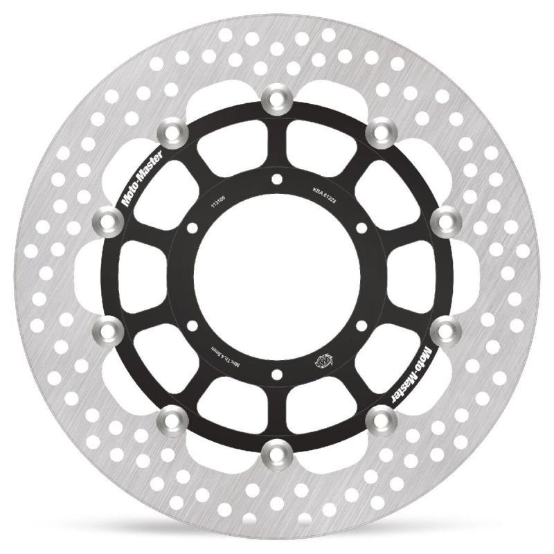 BRAKE ROTOR FLOATING HALO ROUND BLACK - 17101727