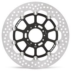 BRAKE ROTOR FLOATING HALO ROUND BLACK - 17101728