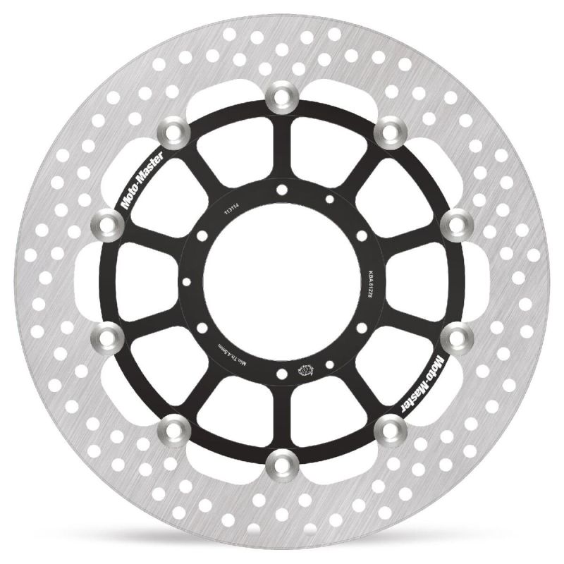 BRAKE ROTOR FLOATING HALO ROUND BLACK - 17101734