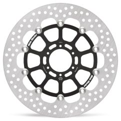 BRAKE ROTOR FLOATING HALO ROUND BLACK - 17101735