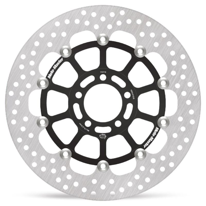 BRAKE ROTOR FLOATING HALO ROUND BLACK - 17101738