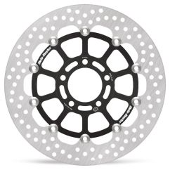 BRAKE ROTOR FLOATING HALO ROUND BLACK - 17101743
