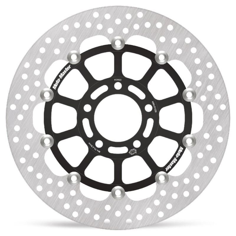 BRAKE ROTOR FLOATING HALO ROUND BLACK - 17101743